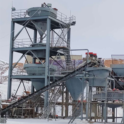 Máquina de lavagem de areia e máquina de dimensionamento de areia para processamento de areia de sílica