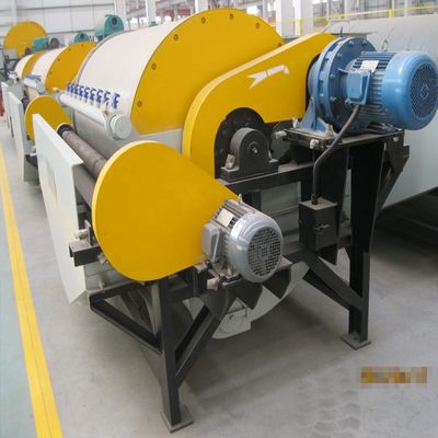 Máquina de mineração separador magnético de tambor úmido para minério de ferro atualização 45 r/min Velocidade do cilindro