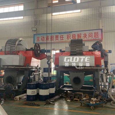 Separador magnético de alta inclinação pulsante vertical para processamento de minerais no Vietname