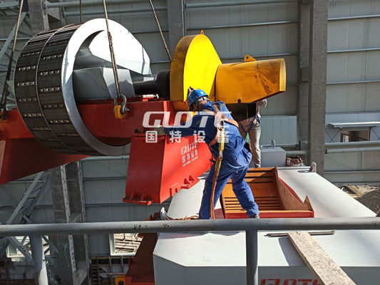 GTLH-75 Separador magnético de minerais húmido de alta intensidade para instalação por guia de engenheiro