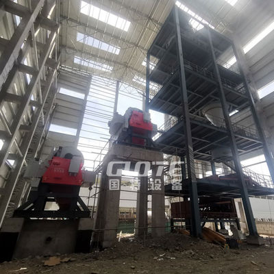 Instalação de benefício GUOTE Anel vertical separador magnético úmido de alta inclinação para feldspato