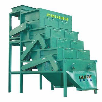 Máquina de remoção de ferro de minerais não metálicos com separador magnético de rolos de terras raras